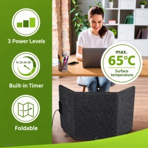 Сгъваем инфрачервен нагревател за крака под бюро Mi-Heat Mi-FH-51100 – 260 W Сгъваем инфрачервен нагревател за крака под бюро Mi-Heat Mi-FH-51100 – 260 W