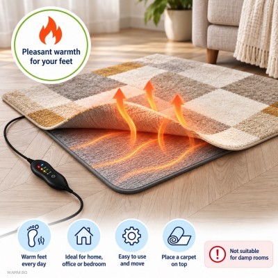 Електрическа отоплителна подложка под килим Mi-Heat